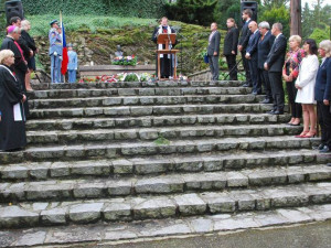 Pietní akt připomněl sedmdesát let od úmrtí druhého československého prezidenta. Benešova vila je otevřena až do října.