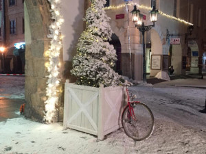 Budějce několik posledních dní žijí natáčením reklamy na čokoládové bonbony Ferrero Rocher.