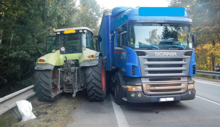 Doperavní nehoda u Otína.