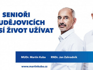 Martin Kuba a trojka na kandidátce Jan  Zahradník.