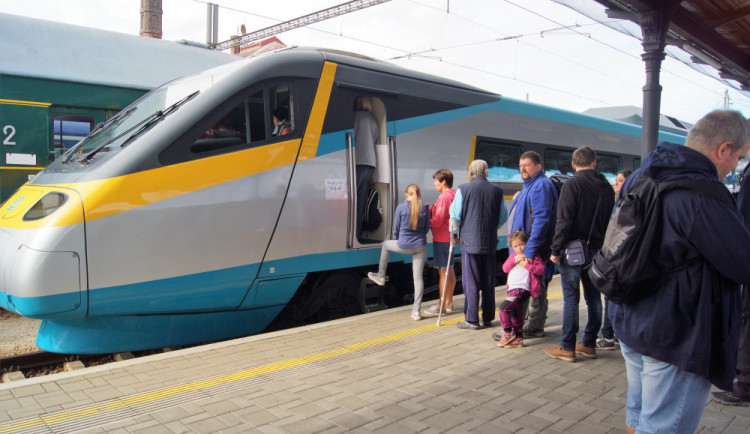 Národní den železnice v Českých Budějovicích, Pendolino..