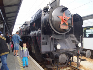 Národní den železnice v Českých Budějovicích.