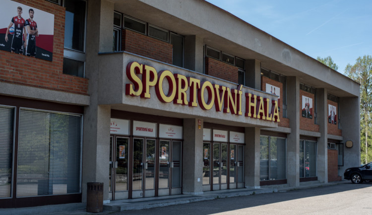 Sportovní hala v Českých Budějovicích.