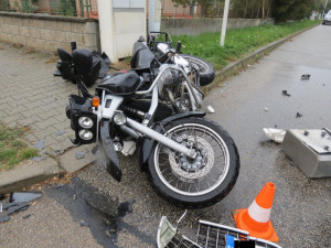 Motorkář utrpěl při nehodě na Jindřichohradecku těžká zranění