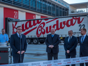 Slavnostní otevření nového logistického ventra Budějovického Budvaru.