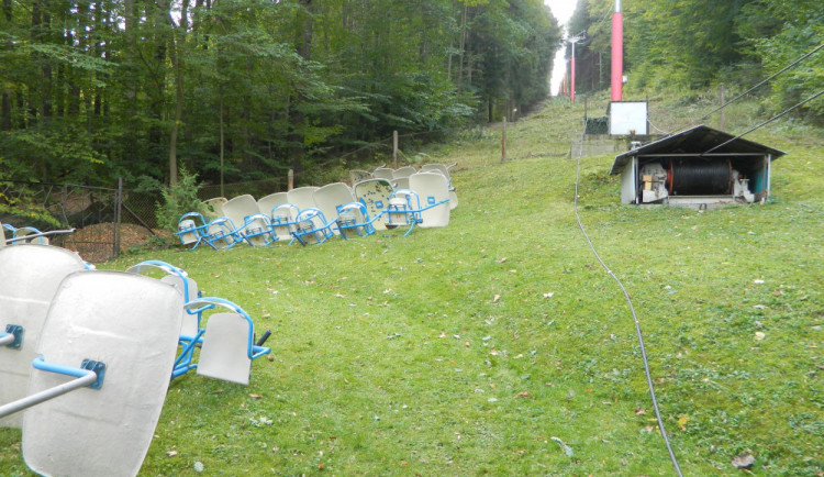 Výměna lana.