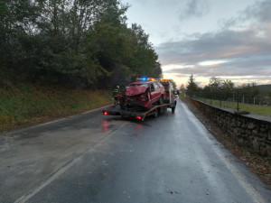 Při nehodě dvou aut na Prachaticku zemřel jeden z řidičů