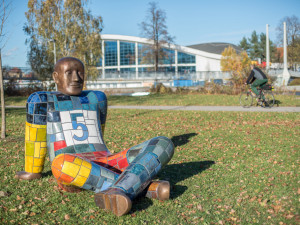 U Sportovky nově odpočívají pestrobarevní sportovci