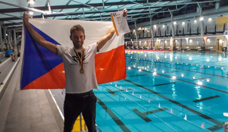 Mistrovství Německa v nádechovém potápění ovládl Budějčák Radek Dvořák