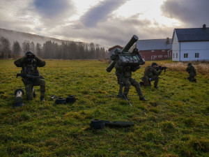 Činnost protiletadlového družstva v palebném postavení