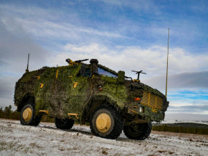 Strakoničtí vojáci využívají k přepravě mimo jiné i lehká obrněná vozidla Dingo 2