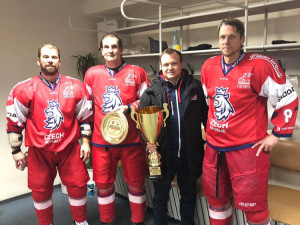 Čeští hokejisté si zahráli proti Tatarstánu, do zápasu nastoupil i prezident