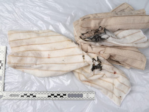 Na místě našla policie několik utěrek, které mohou s případem souviset.