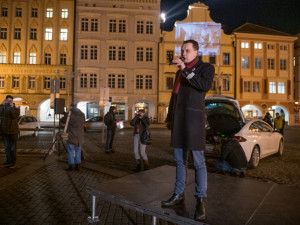 Lidé na náměstí uctili památku Jana Palacha