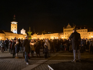 Lidé na náměstí uctili památku Jana Palacha