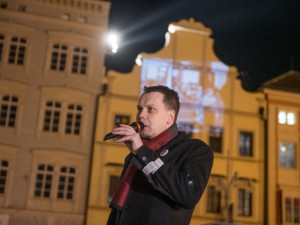 Lidé na náměstí uctili památku Jana Palacha