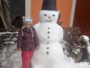Když Jihočeši staví sněhuláky. Fantazii se meze nekladou