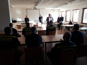 Jihočeští hasiči měli včera vzácnou návštěvu