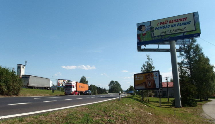 Jihočeský kraj nechal loni odstranit 140 billboardů