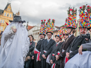Budějckým náměstím prošel masopustní průvod