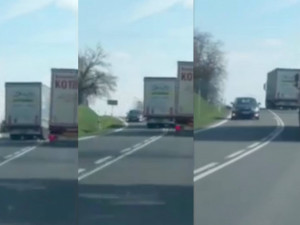 VIDEO: Bezohlednému kamioňákovi hrozí sedm trestných bodů, zákaz řízení a pokuta až deset tisíc korun, říká dopravní expert