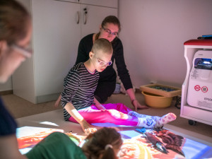 Centrum Bazalka má dvě multismyslové místnosti pro děti s těžkým kombinovaným  postižením a děti s poruchou autistického spektra