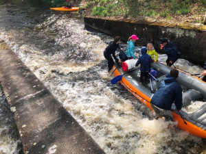 Vodáci v Hamru odemkli Malši. Jelo několik set lidí