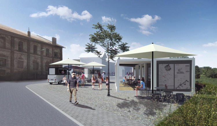 FOTO: Za týden se pro cestující otevře nová Čekárna na dolním nádraží