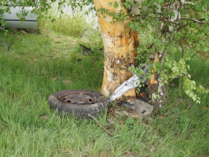 U obce Žár se stala tragická dopravní nehoda, řidič po nárazu do stromu zemřel