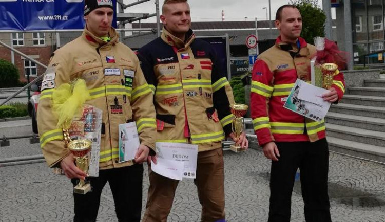 Jihočeští hasiči bodovali v Olomouci. Z poháru v TFA vezou zlato a bronz