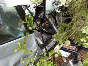 V Plané se stala vážná dopravné nehoda. Na místo letěl vrtulník