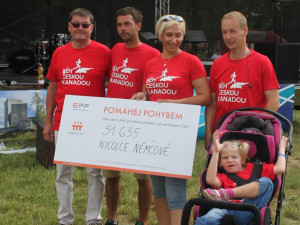 Běh Českou Kanadou přinesl nemocné Nicolce téměř 140 tisíc korun