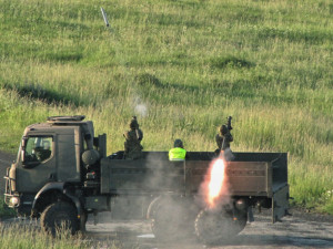 Strakoničtí vojáci vystříleli během výcviku na Doupově sedm desítek raket