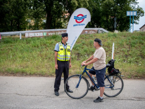 Policisté v Budějcích se dnes zaměřili na cyklisty a jejich bezpečnost