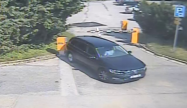 VIDEO: Řidič nacouval do parkovacího automatu. Policie hledá svědky