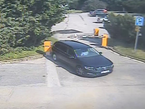 VIDEO: Řidič nacouval do parkovacího automatu. Policie hledá svědky