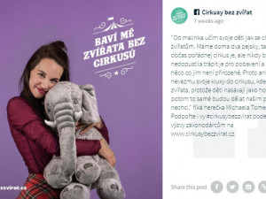 Divoká zvířata do šapitó nepatří, kampaň chce Cirkusy bez zvířat! Podporují ji i známé osobnosti