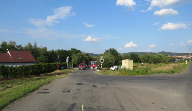 Dopravní nehoda se obešla bez těžkých zranění.