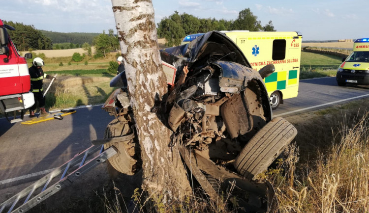 Dopravní nehoda u Českého Rudolce