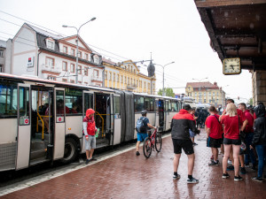Sparťanští fanoušci dorazili do Budějc. Příjezd se obešel bez komplikací