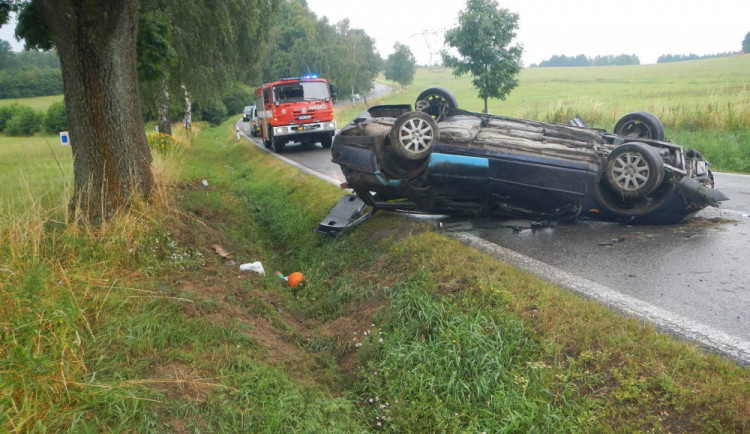 U Kunžaku se v sobotu bouralo. Hasiči zasahovali u dvou nehod