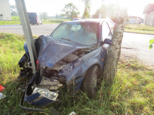 U Budějc boural opilý řidič, zraněni byli čtyři lidé