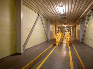 Reaktorový sál Temelínu vypadá jako nedobytná pevnost