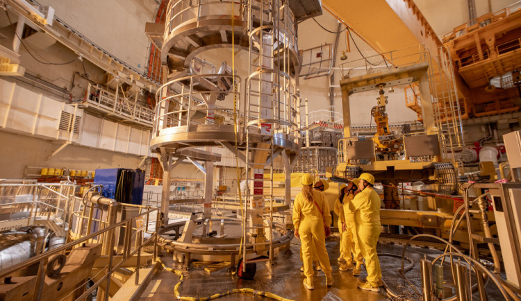 Reaktorový sál Temelínu vypadá jako nedobytná pevnost