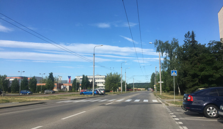 Křižovatka Branišovské a J. Opletala