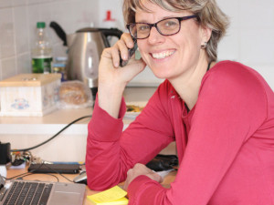 Lenka Hladková, pracovnice.