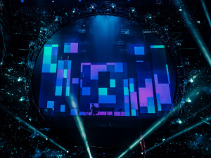 Výstaviště zaplavily lasery. Osmý ročník Vltava žije nepřekazil ani déšť