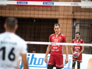 Volejbalisté Českých Budějovic se poprvé v letošní sezoně představili domácím fanouškům.