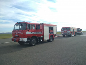 V Táboře havarovala cisterna s kyselinou dusičnou, hasiči trénovali krizovou situaci