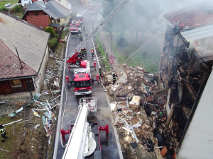 Kraj uvolní na demolici domu v Lenoře zničeného výbuchem 4 miliony